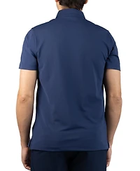 Tailorbyrd Men's Micro Grid Textured Performance Polo Shirt