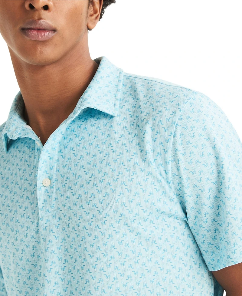 Nautica Men's Print Golf Polo Shirt