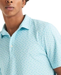 Nautica Men's Print Golf Polo Shirt