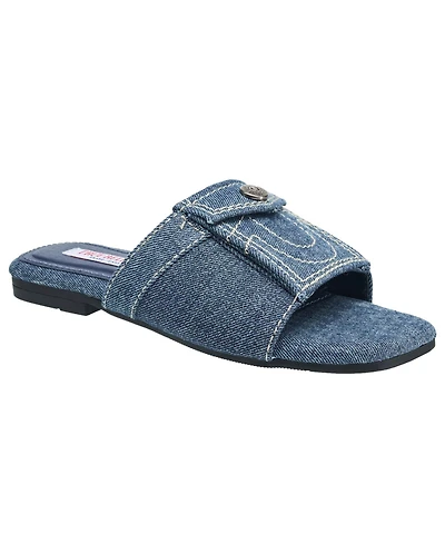 True Religion Womens Jean Pocket Sandal