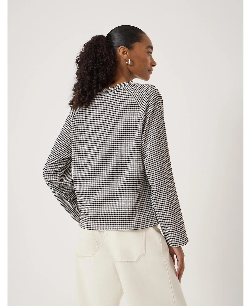 Hush Women's Matilda Gingham Raglan Top