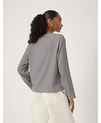 Hush Women's Matilda Gingham Raglan Top