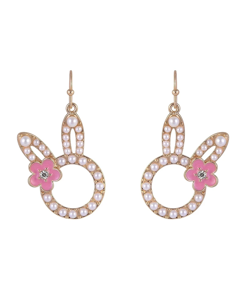 Hallmark Pearl Easter Bunny Earrings