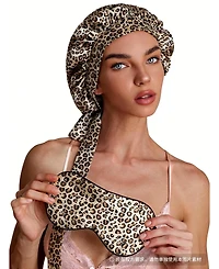 Silksilky Pure Silk Bonnet+Eye Mask Set
