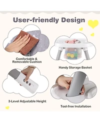 Sugift 16 in 1 Baby High Chair with Activity Center and Booster