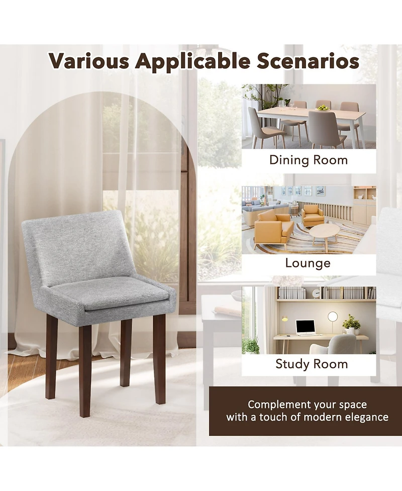 Sugift Three Piece Accent Table and Chair Set for Living Room