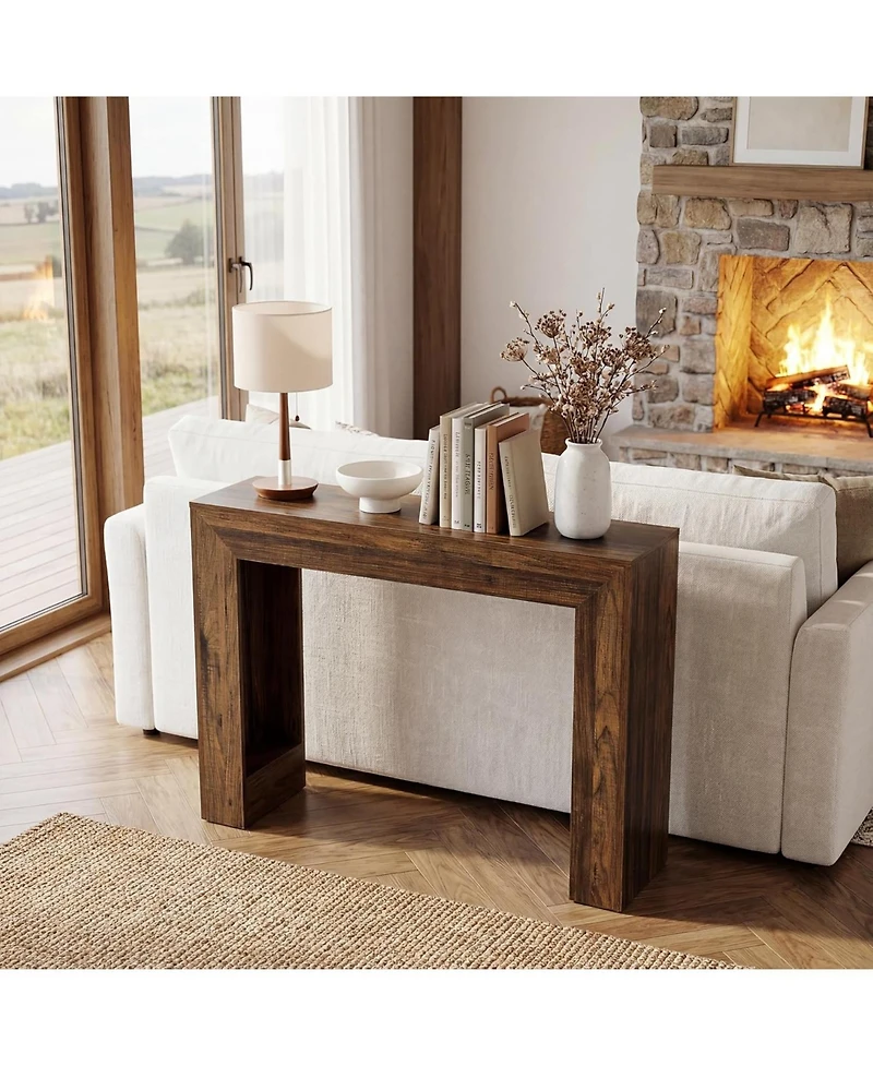 Tribesigns 41.3 Inch Console Table, Narrow Entryway Table, Small Sofa Table Behind Couch
