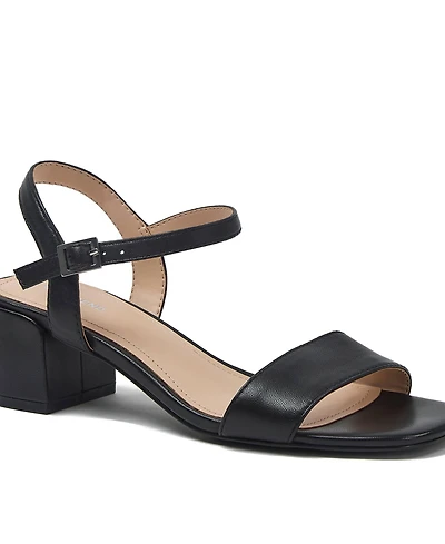 Lands' End Women's Essential Leather Block Heels