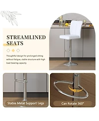 Rainsken Adjustable Bar Stools Set of 2