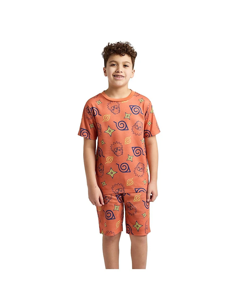 Naruto Big Boys Uzumaki 4-Pack Pajama Set-14