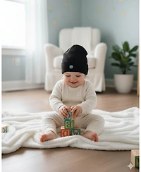 MeMoi Kids Cozy Knit-In Bow Rayon-Blend Beanie