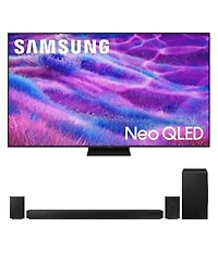 Samsung Neo Qled Qn80f Series Supreme Uhd 4k Tv With A Samsung Hw Q990d 11.1.4ch Soundbar 2025