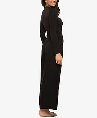 Felina Women's Lena Modal Linen Long Sleeve and Pants Set Style 950226