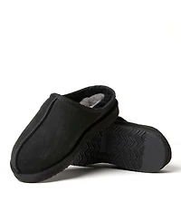 Dearfoams Men's Fireside By Grafton Genuine Shearling Clog Slipper
