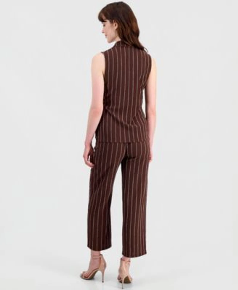 Anne Klein Wrap Top Pull On Pants