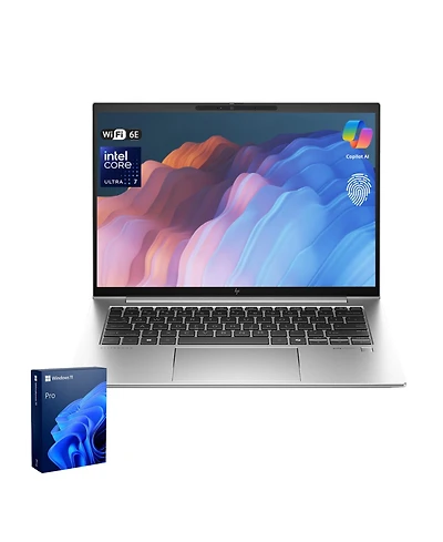 Hp EliteBook 840 14" Traditional Laptop Intel Core Ultra 7 64GB Ram Intel Graphics 2TB Ssd Storage Windows 11 Pro 60Hz