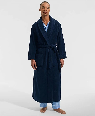 Lands' End Men's Full Length Turkish Terry Robe