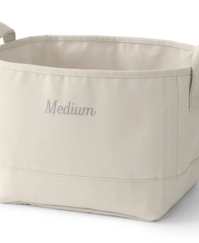 Lands' End Medium Canvas Storage Tote