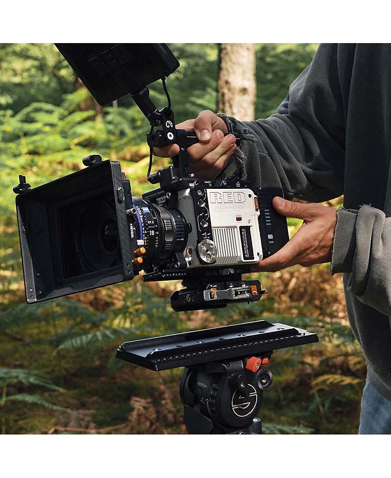 Bright Tangerine Left Side Plate for Red V-raptor Camera