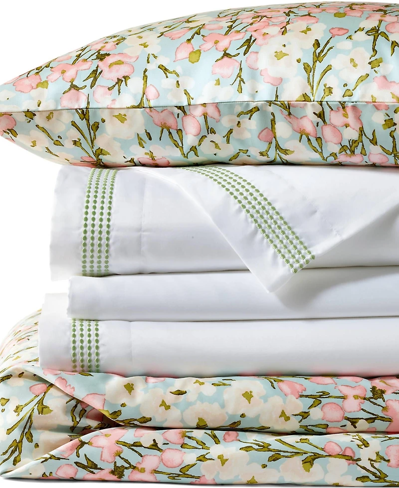 Lands' End 700 Thread Count Luxe Sateen Egyptian Cotton No Iron Duvet Bed Cover