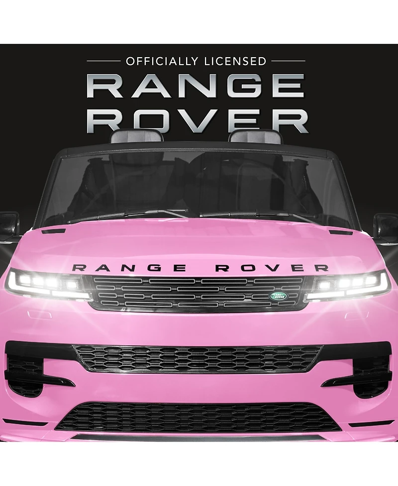 Best Choice Products Kids 24V 2-Seater Licensed Range Rover Ride-On Car w/ Parent Control 132lb Weight Capacity