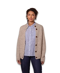 Celtic & Co. Women's British Wool Moss Stitch Cardigan