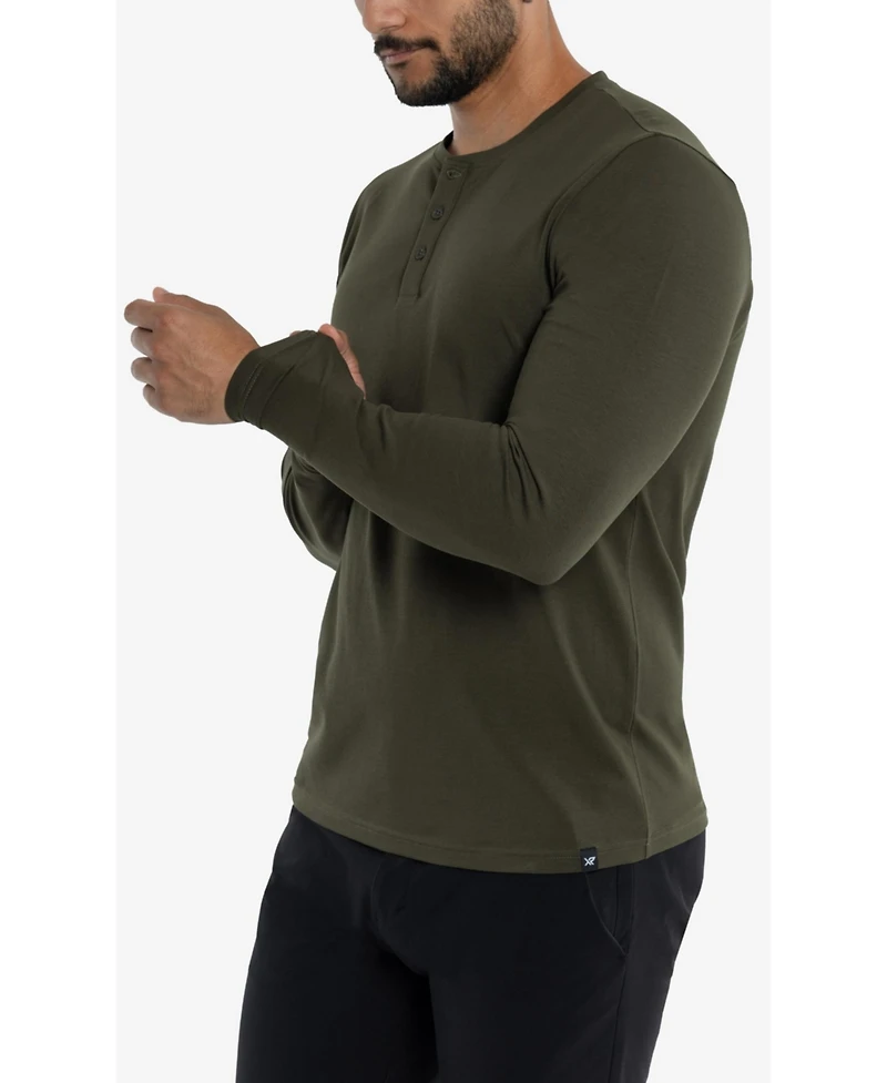 Xray Men's Long Sleeve Henley T-Shirt