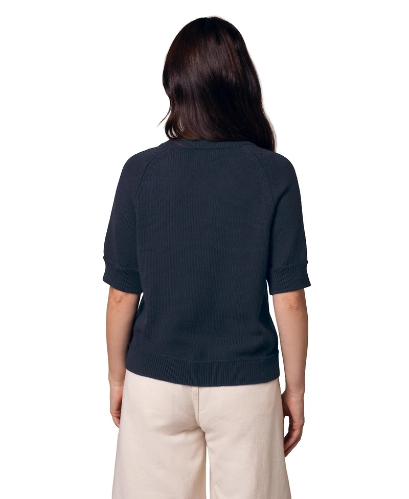 Celtic & Co. Women's Short Sleeve Knitted Cardigan