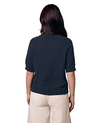 Celtic & Co. Women's Short Sleeve Knitted Cardigan