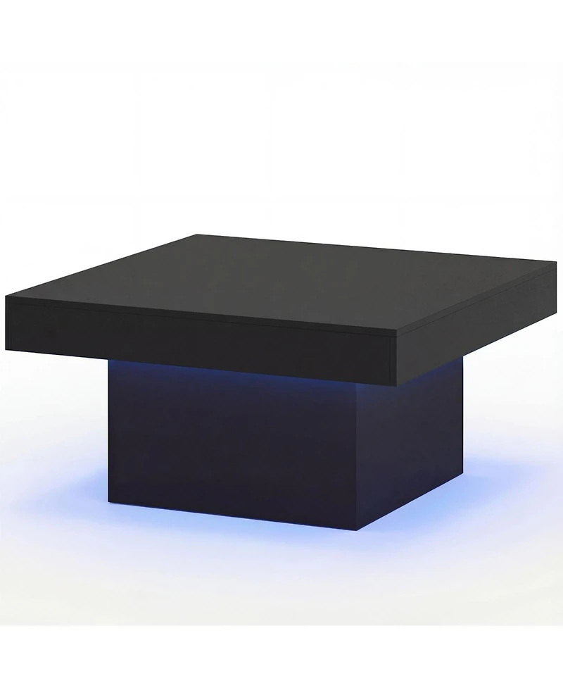 Slickblue Modern Coffee Table with Led Lights and Dynamic Effects
