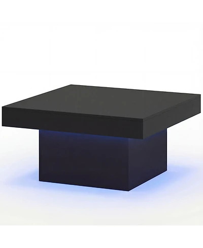 Slickblue Modern Coffee Table with Led Lights and Dynamic Effects