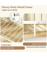 Gouun Metal Twin Daybed with Slat Support