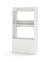 Gouun 3-Tier Freestanding Bookshelf with Drawer