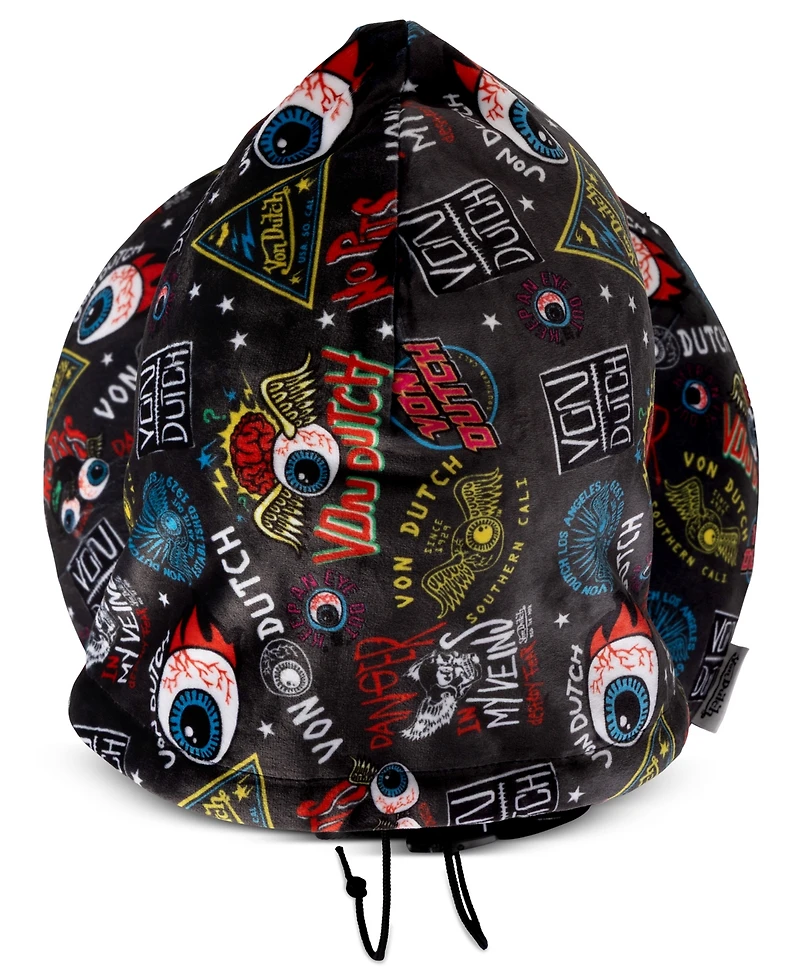 Von Dutch Jax Hooded Memory Foam 11" Travel Neck Pillow