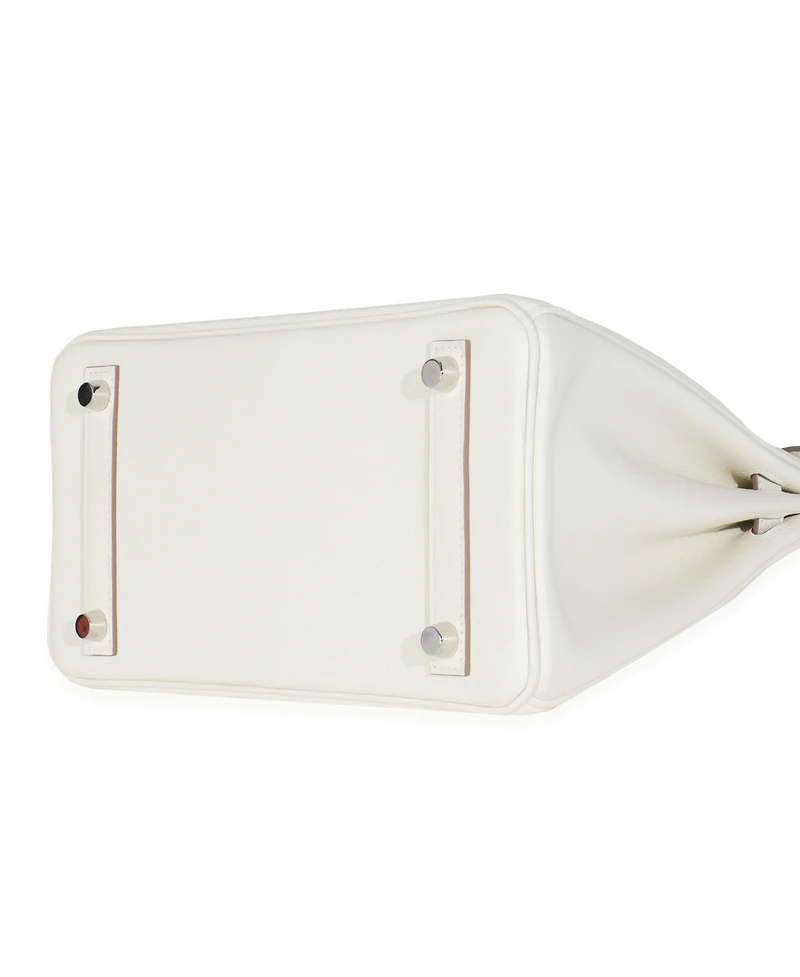 Pre-Owned HERMES Mushroom Swift Birkin 25 Phw