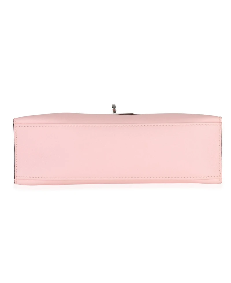 Pre-Owned HERMES Rose Sakura Swift Kelly Pochette Phw