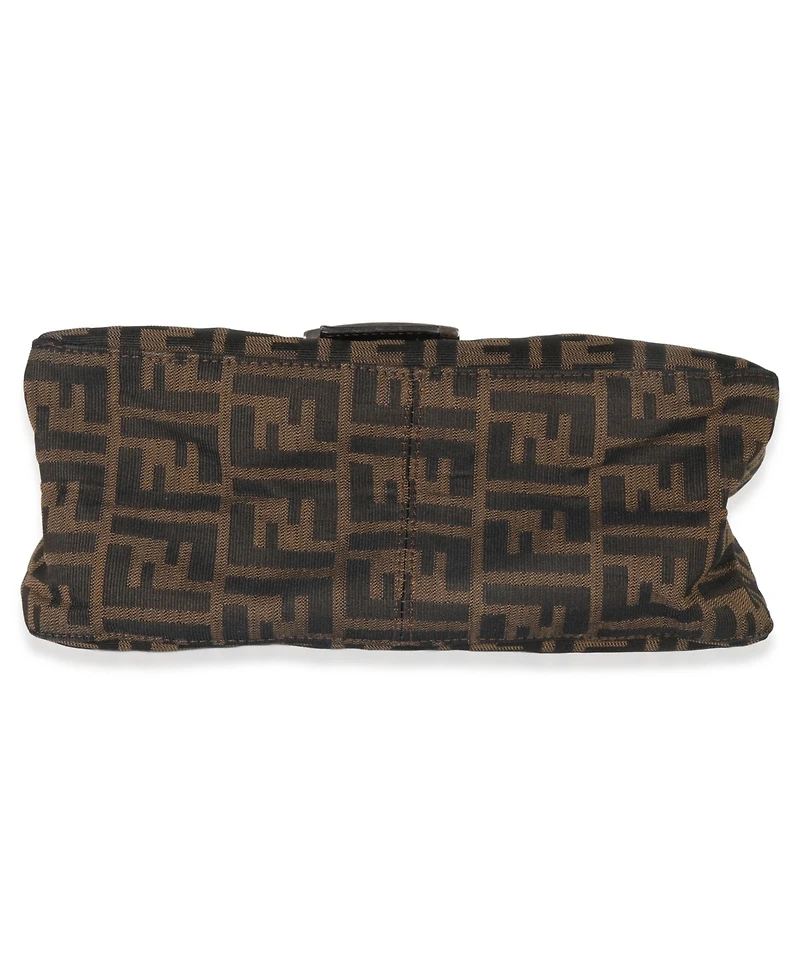 Pre-Owned Fendi Brown Zucca Canvas Mama Baguette Bag
