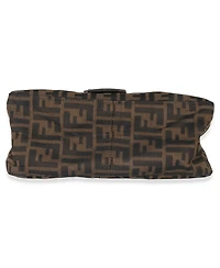 Pre-Owned Fendi Brown Zucca Canvas Mama Baguette Bag