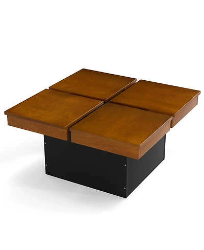 Slickblue Square Center Table, Mid Century Modern Coffee Table