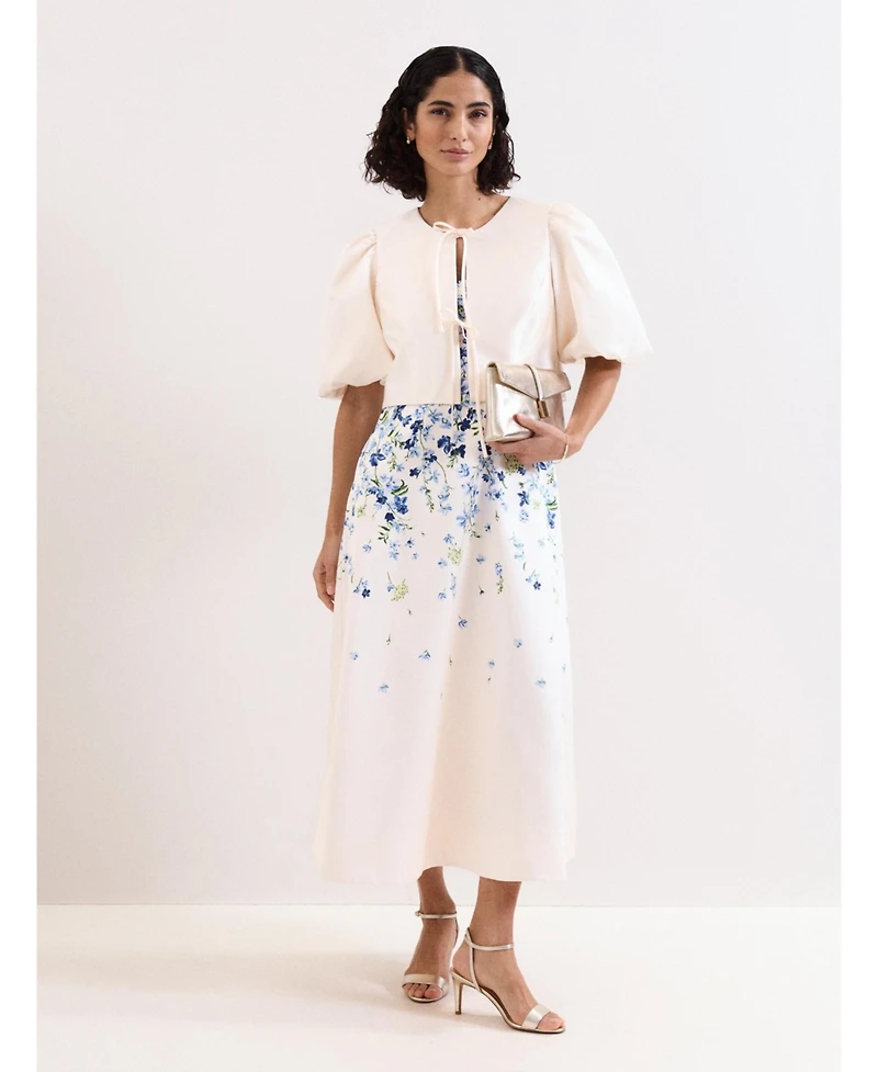 Phase Eight Women's Paulina Cropped Puff-Sleeve Jacket