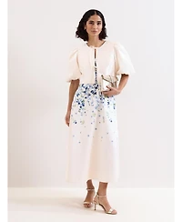 Phase Eight Women's Paulina Cropped Puff-Sleeve Jacket