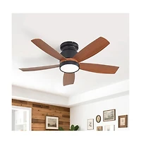 Sofucor 42-inch Modern 5-Blade Ceiling Fan Light with 6-Speed Adjustable Wind Speed