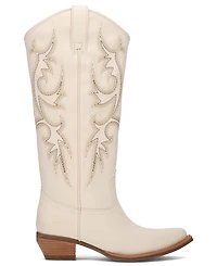 Frye and Co. Women's Irlene Tall Deco Stitch Almond Toe Boots