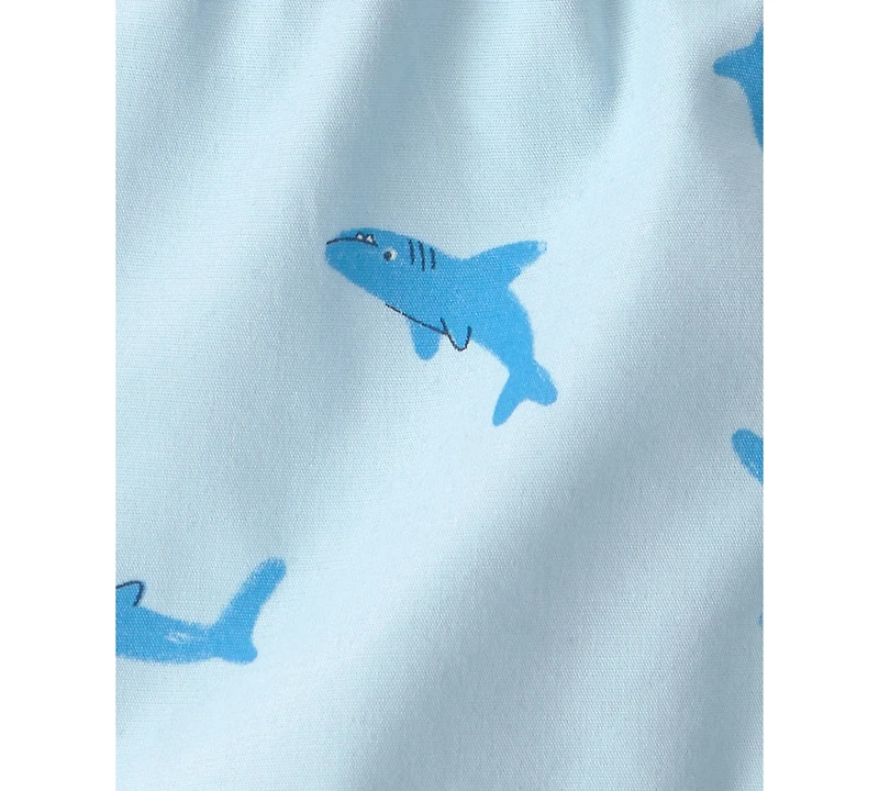 Carter's Baby Boys' Shark Tank Top and Shorts, 2-Piece Set