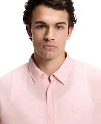 Boss By Hugo Men's Linen Regular-Fit Dress Shirt