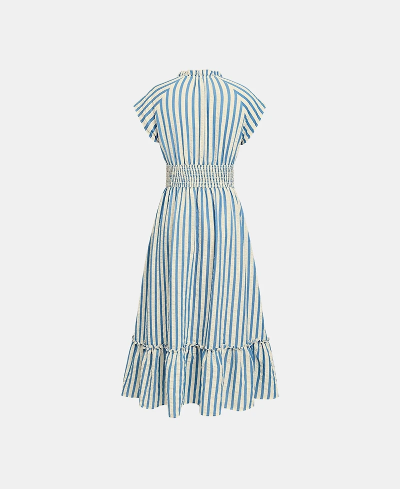 Cupshe Women's Sunset Cruise Striped Midi Beach Dress