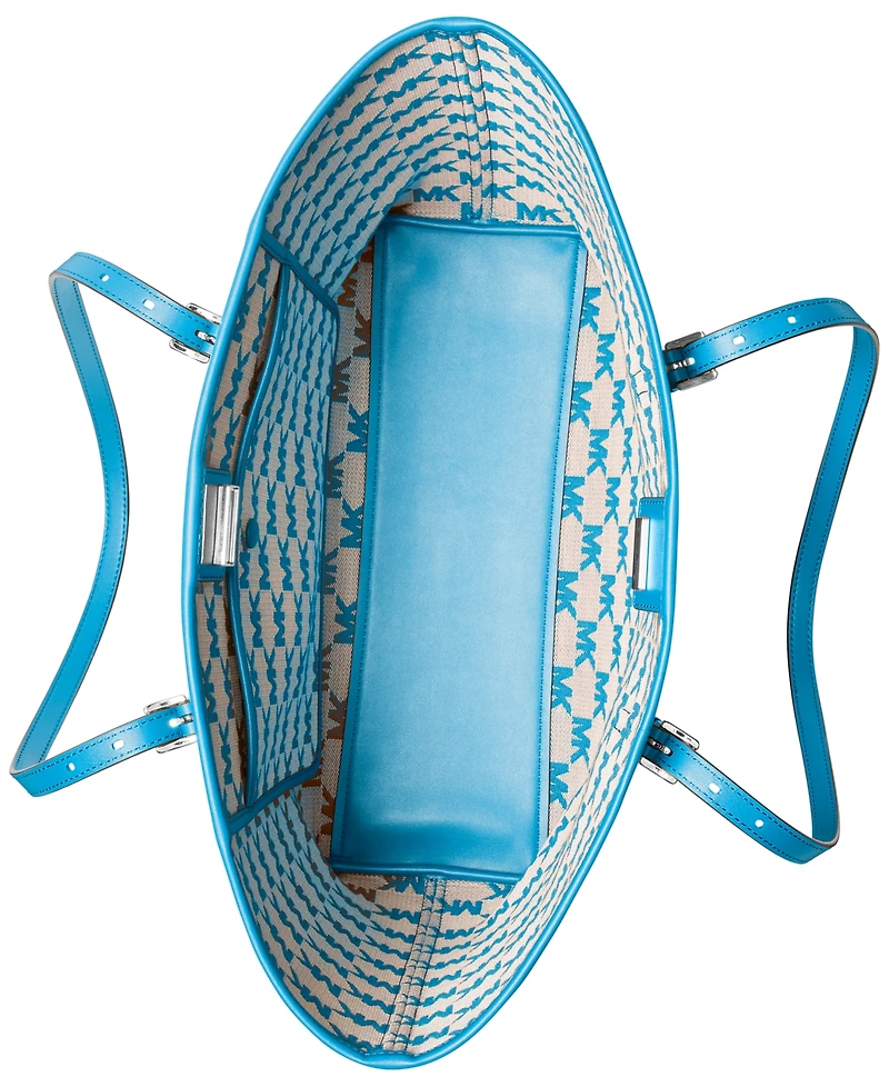 Michael Kors Wide Stripe Quinn Extra-Large East West Tote Handbag