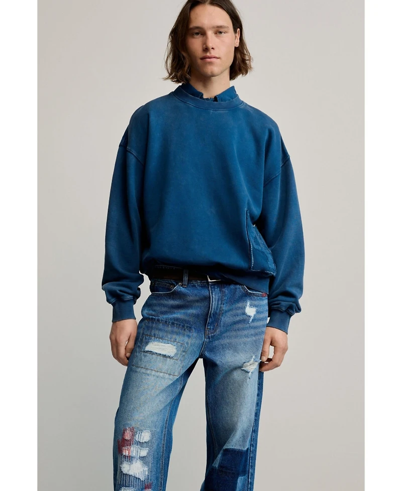 Desigual Men's Patched jeans