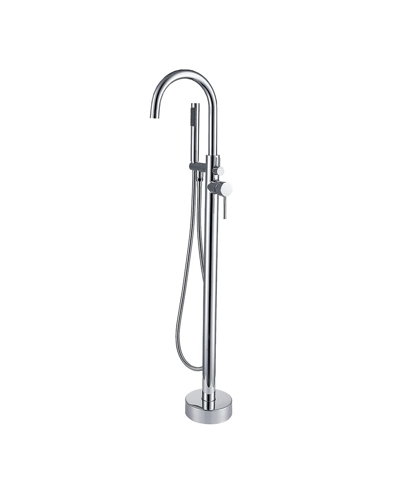 Busdays Freestanding Bathtub Faucet with Hand Shower