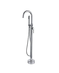 Busdays Freestanding Bathtub Faucet with Hand Shower